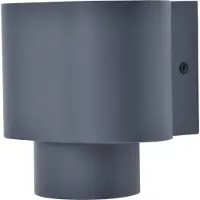 Lutec Lampe de façade lampe murale d'extérieur CYPRES gris 6604001118