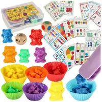 Pricenet Pädagogische Teddybären lernen, Montessori 44el zu zählen.