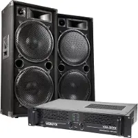 Max Dark Night 215 geluidsinstallatie - 4000W., Haut-parleur PA, Noir