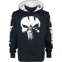 The Punisher Sweat-shirt à capuche Marvel de - Skull - M - 5XL - pour Homme - noir - Taille M
