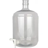 Ich-zapfe Dame-jeanne, Bouteille de fermentation PET 12 litres avec robinet 5-16-7-16