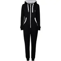 Oxmo Tenue d'intérieur 'Nesie' noir / argent / blanc