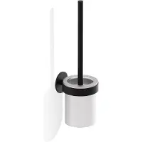DECOR WALTHER Brosse WC Decor Walther Basic Applique Murale Black Matt