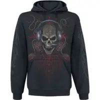 Spiral Sweat-shirt à capuche Gaming de - PC Gamer - S - XXL - pour Homme - noir - Taille S