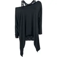 Gothicana by EMP T-shirt manches longues Gothic de - Busting Loose - M - XL - pour Femme - noir - Taille M