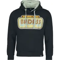 King Kerosin Sweat-shirt à capuche de - Badass Hoodie - S - 4XL - pour Homme - noir - Taille 3XL