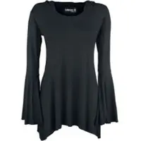 Gothicana by EMP T-shirt manches longues Gothic de - Bat Country - S - XL - pour Femme - noir - Taille M