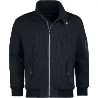 Black premium by emp Veste mi-saison de - Veste avec poches sur les manches - S - XXL - pour Homme - noir - Taille M