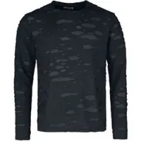 Gothicana by EMP T-shirt manches longues Gothic de - Haut manches longues avec mesh double épaisseur - S - 5XL - pour Homme - noir - Taille S