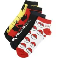 Pokémon Chaussettes Gaming de - Pikachu - EU 36-41 - pour Unisexe - multicolore - Taille EU 36-41