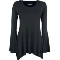 Gothicana by EMP T-shirt manches longues Gothic de - Bat Country - S - 3XL - pour Femme - noir - Taille XL