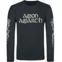 Amon Amarth T-shirt manches longues de - Horse - S - 4XL - pour Homme - noir - Taille L