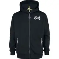 Ghost Sweat-shirt zippé à capuche de - - Collection Signature EMP - S - XXL - pour Homme - noir - Taille S