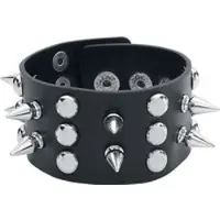 Gothicana by EMP Bracelet à clous Gothic de - Clous - pour Unisexe - noir - Taille Standard