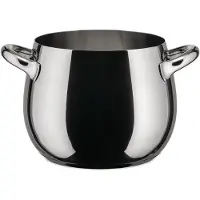 Alessi Sg100/24 Mami Marmite en Acier Inoxydable 18/10 Brillant, Ø 24 Cm, Silver