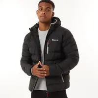 Bench Vestes Puffa Gaudino Homme Noir