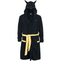 Batman Robe de Chambre DC Comics de - S-M - XXL-3XL - pour Homme - noir/jaune - Taille L-XL