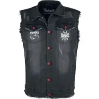 Slipknot Veste Sans Manches de - EMP Signature Collection - M - 3XL - pour Homme - noir - Taille M