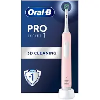 Oral-B Brosse à dents électrique Pro1 rose + recharge supplémentaire