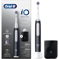Braun Brosse à dents Oral-B noire et blanche + étui