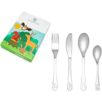 Zilverstad Couverts pour Enfants Zilverstad Animaux de la Forêt (4-Pièces)