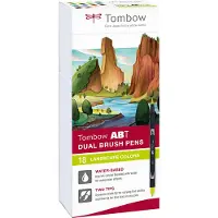 Tombow ABT Dual Brush pen Lot de 18 Landscape