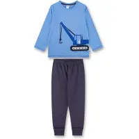 Sanetta Pyjama 'Bagger' bleu / noir / blanc