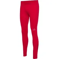 Newline Pantalon de sport gris / rouge feu / noir