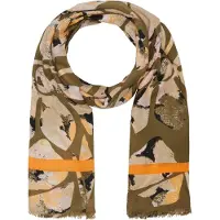 Comma casual identity Écharpe beige / olive / orange / noir