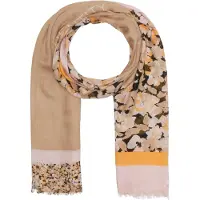 Comma casual identity Écharpe orange / rose / poudre / noir