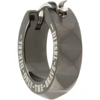 Diesel Boucles d'oreilles noir / blanc