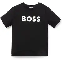 BOSS T-shirt en jersey de coton pour enfant, avec logo contrastant