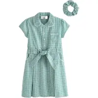 Next Robe vert / blanc