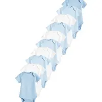 Next Barboteuse / body bleu / blanc