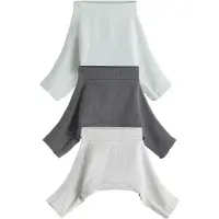 Next Pyjama bleu pastel / gris clair / gris foncé