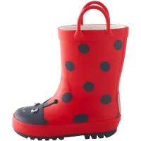 Next Bottes en caoutchouc rouge / noir