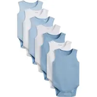 Next Barboteuse / body bleu-gris / bleu clair / blanc