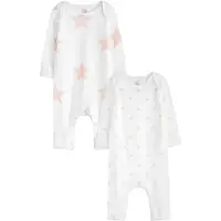 Next Barboteuse / body rose / blanc
