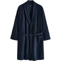 Next Peignoir court bleu marine