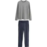 Next Pyjama long bleu marine / gris