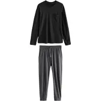 Next Pyjama long gris / noir