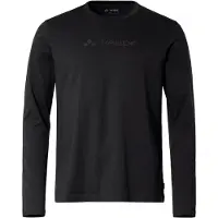 Vaude Logo Long Sleeve T-shirt Noir XL Homme