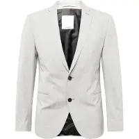 s.Oliver Veste de costume gris / blanc