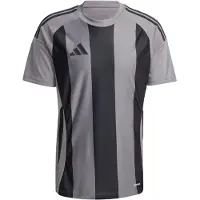 Adidas Striped 24 Short Sleeve T-shirt Gris S Homme