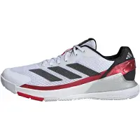 Adidas Chaussure de sport 'Crazyquick' gris clair / rouge foncé / noir