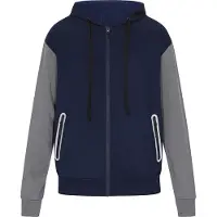 Sloan Veste de survêtement marine / gris foncé / blanc