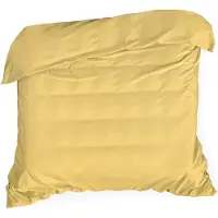 Eurofirany NOVA COLOR POS / NOVAC / MU / PO Housse de couette en coton satiné, 220X200 cm, couleur : moutarde (Housse de couette, 220 x 200 cm)