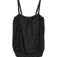 Next Haut de tankini noir / blanc