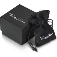 Thomas Sabo Bracelet 'Armband Schwarzer Onyx Silberkette' noir