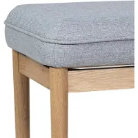 Hubsch Canapé avec coussin - naturel/gris